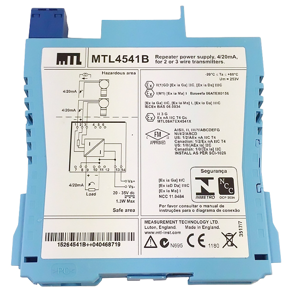 MTL4541B New MTL Repeater Power Supply